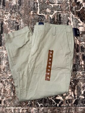 GAP Light Olive Slim Ankle Panrs
